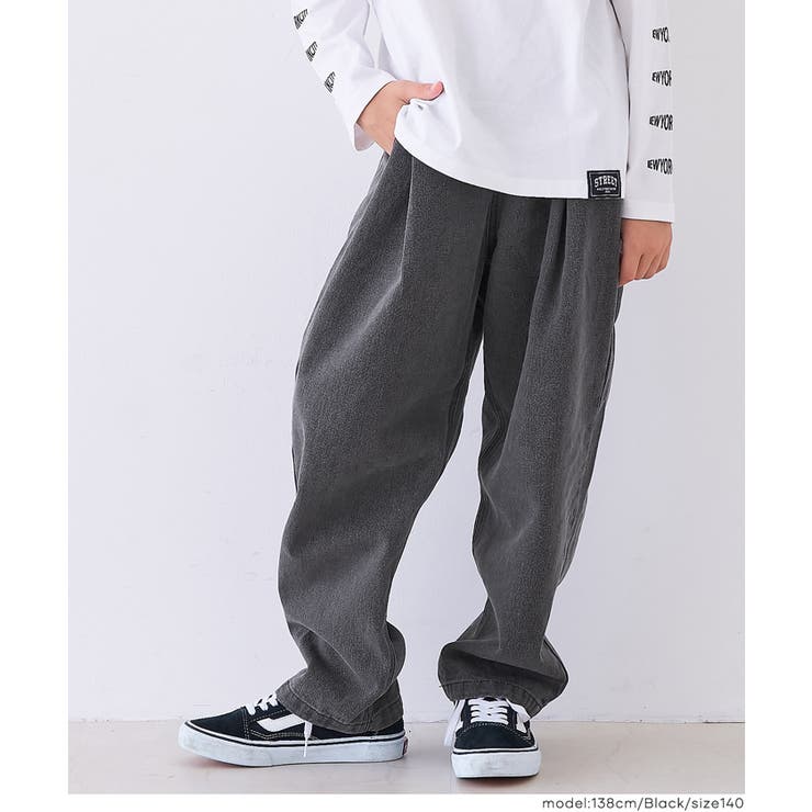 ［Black］ | タックパンツ キッズ | coca