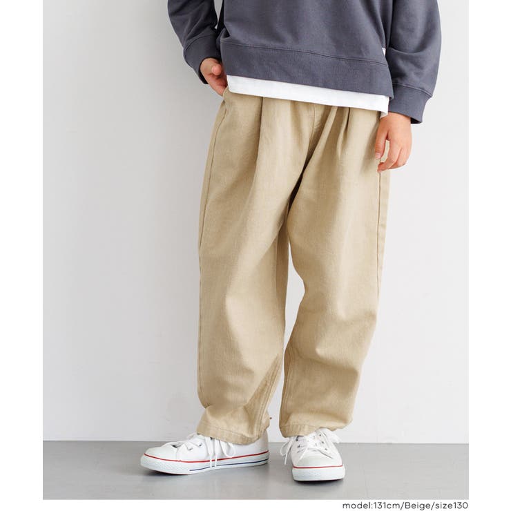 ［Beige］ | タックパンツ キッズ | coca