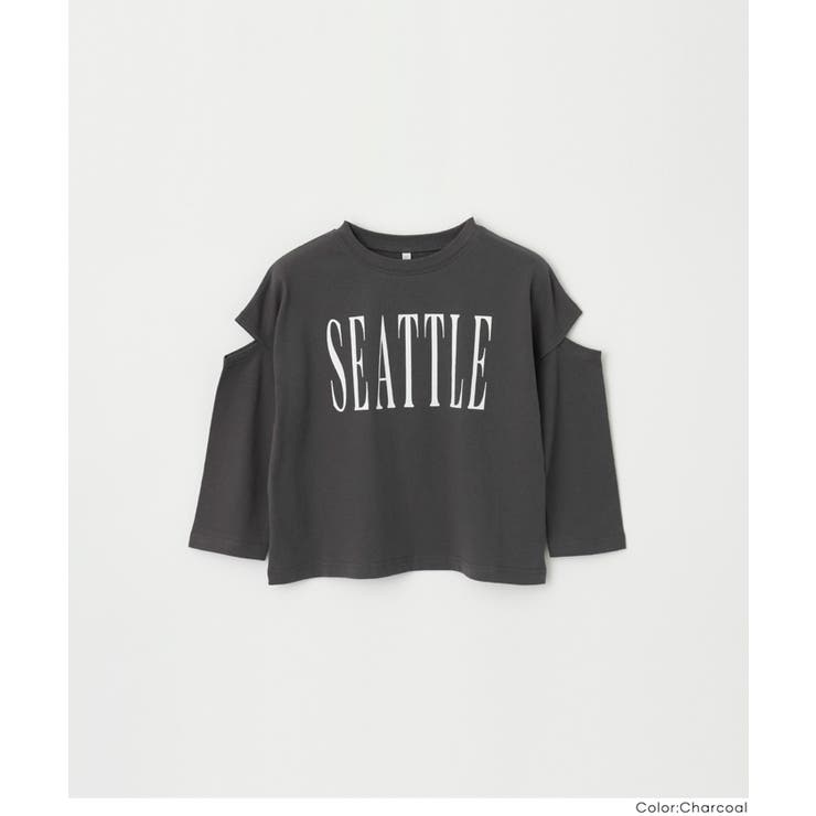 肩あきプリントTシャツ キッズ | coca | 詳細画像14 