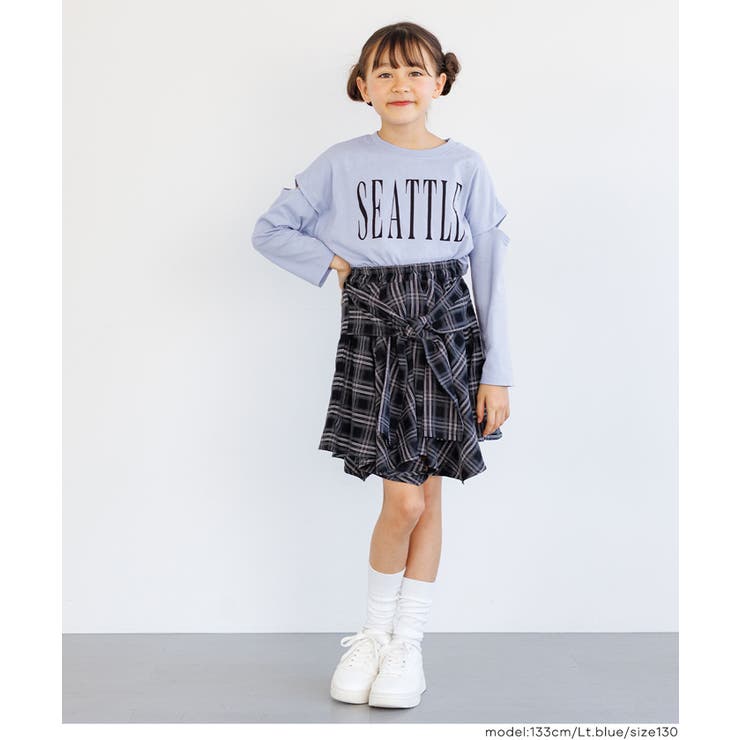 肩あきプリントTシャツ キッズ | coca | 詳細画像7 