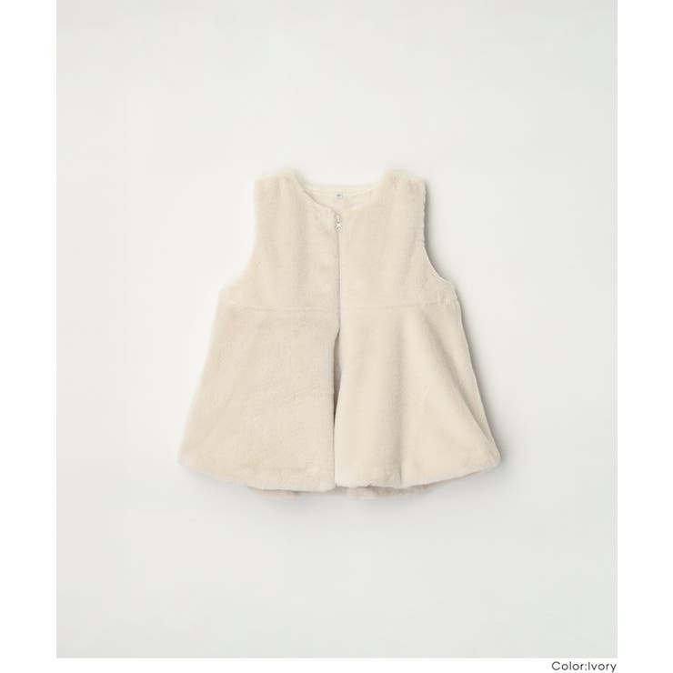 フェイクファージップベスト | coca | 詳細画像13 