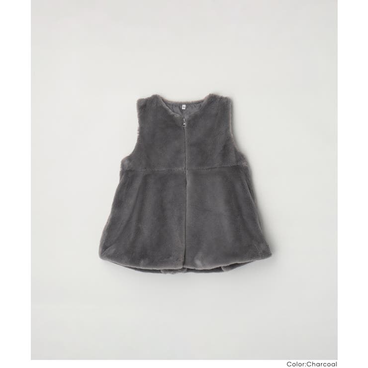 フェイクファージップベスト | coca | 詳細画像14 