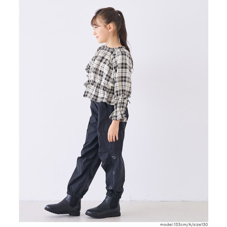 チェックフリルブラウス キッズ | coca | 詳細画像10 