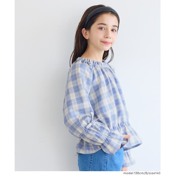 ＼26aw新色登場／チェックフリルブラウス | coca | 詳細画像12 