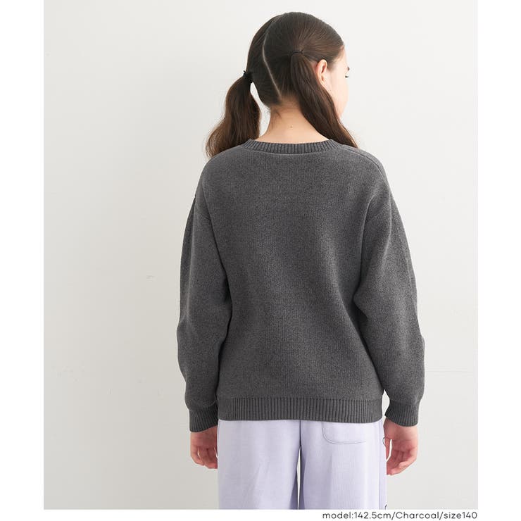 ポリウーリーウサギニットトップス | coca | 詳細画像10 