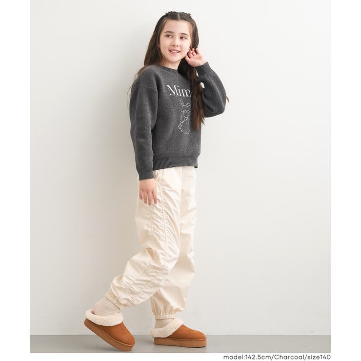 ポリウーリーウサギニットトップス | coca | 詳細画像8 