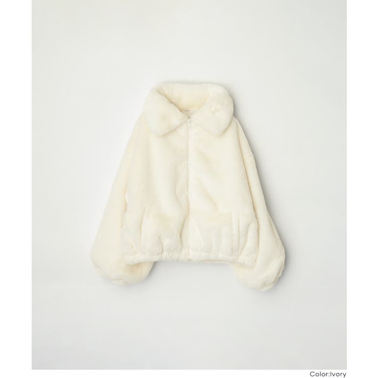 フェイクファージップブルゾン | coca | 詳細画像15 