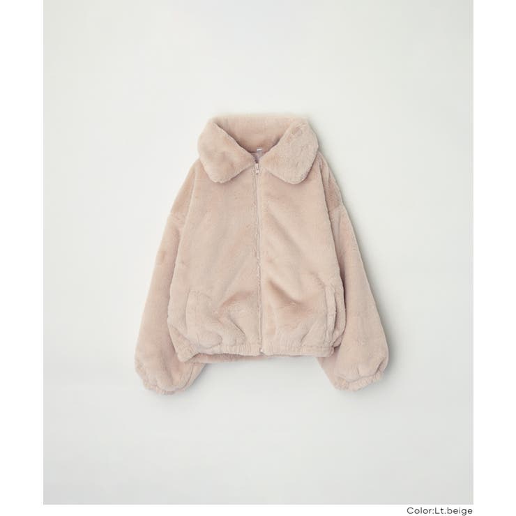 フェイクファージップブルゾン | coca | 詳細画像16 