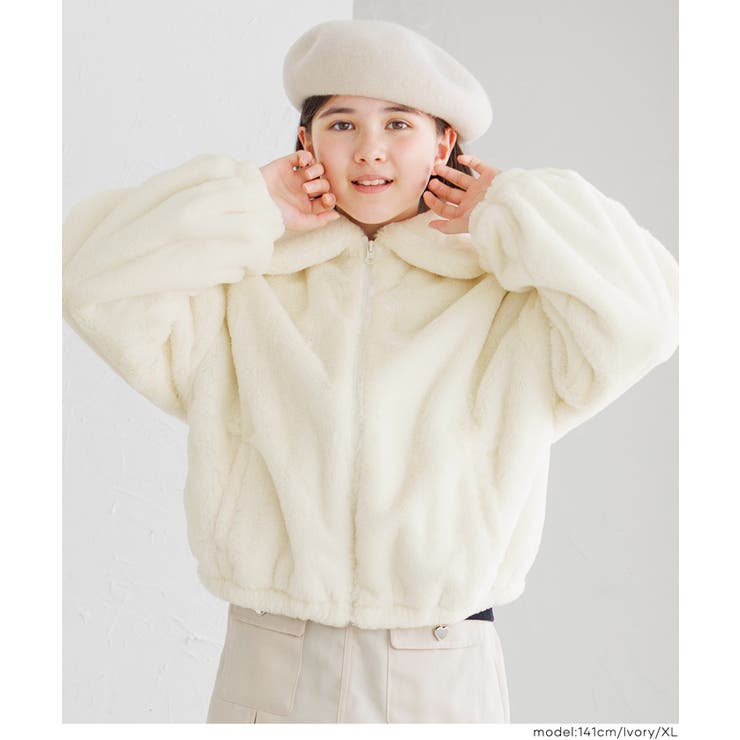 フェイクファージップブルゾン | coca | 詳細画像7 