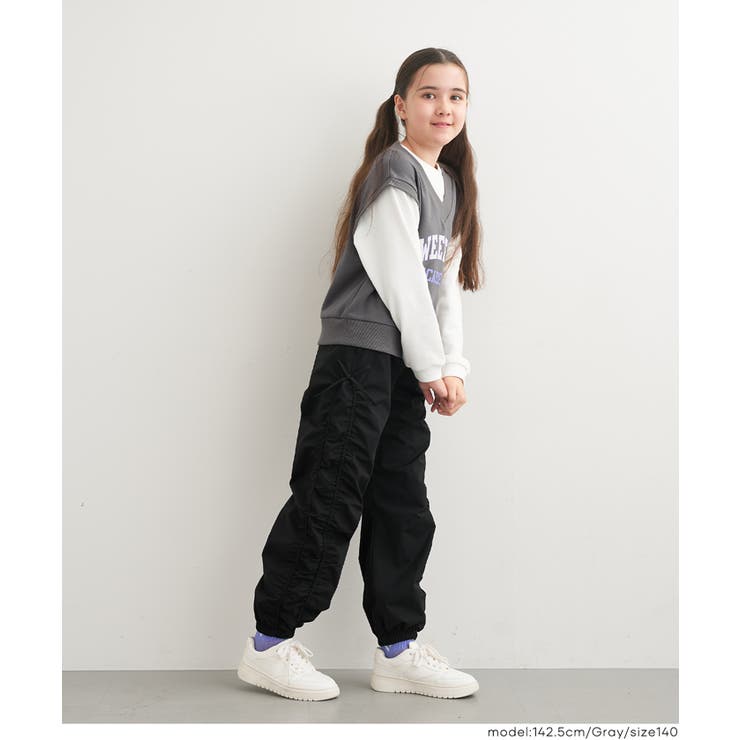 ベストレイヤードスウェットトップス | coca | 詳細画像10 