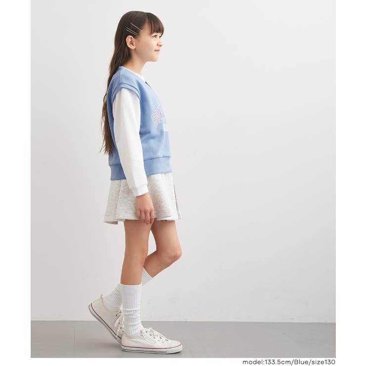 ベストレイヤードスウェットトップス | coca | 詳細画像2 