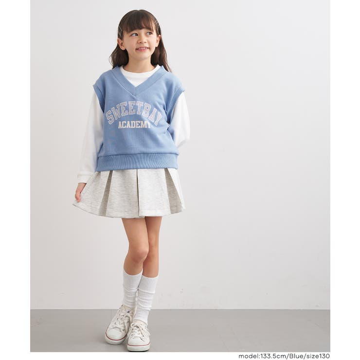 ベストレイヤードスウェットトップス | coca | 詳細画像4 