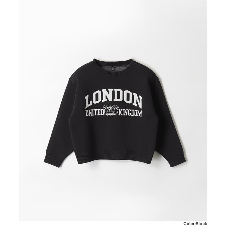 ポリウーリーロゴニットトップス | coca | 詳細画像16 