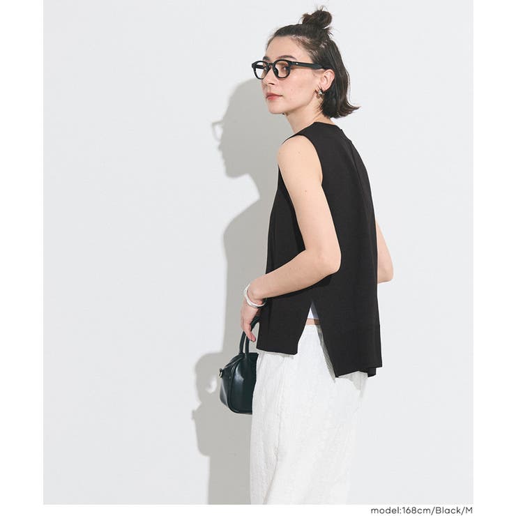 サイドスリットニットベスト | coca | 詳細画像13 