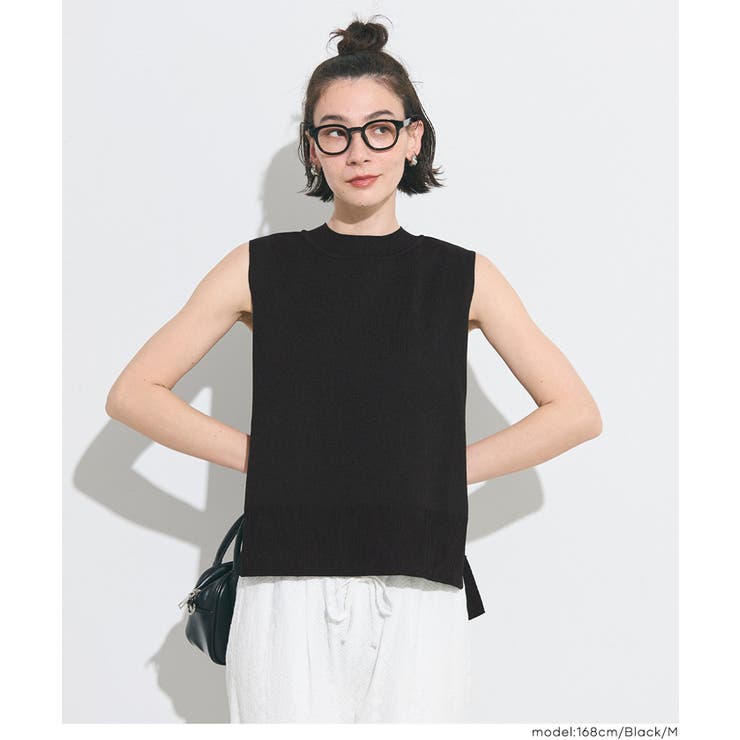 サイドスリットニットベスト | coca | 詳細画像14 