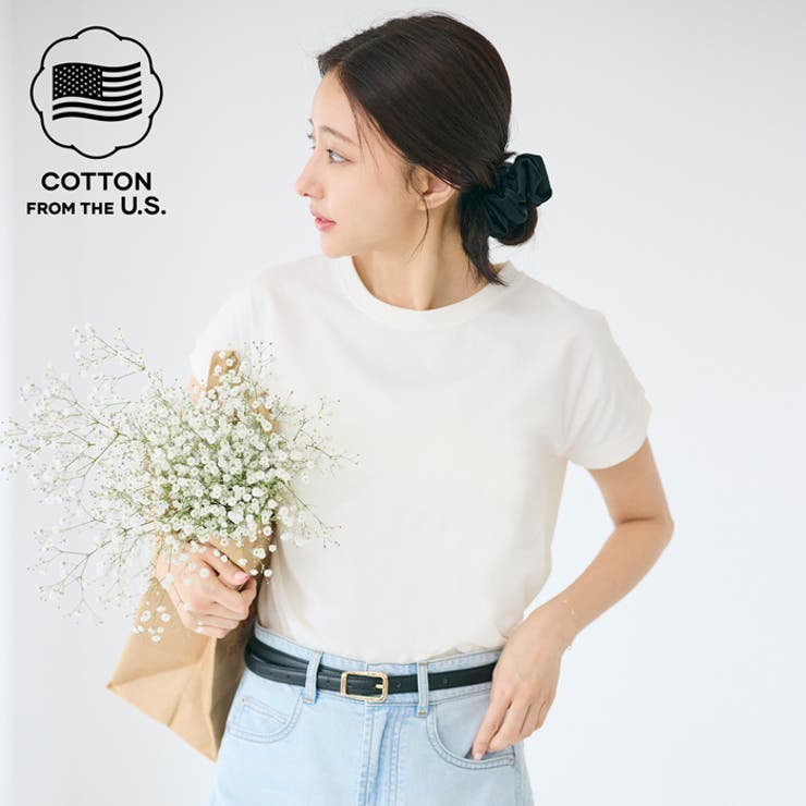 COTTON from the U.S.フレンチスリーブTシャツ | coca | 詳細画像1 