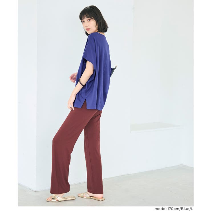 【予約開始】COTTON from the U.S. ドルマンVネックTシャツ | coca | 詳細画像11 