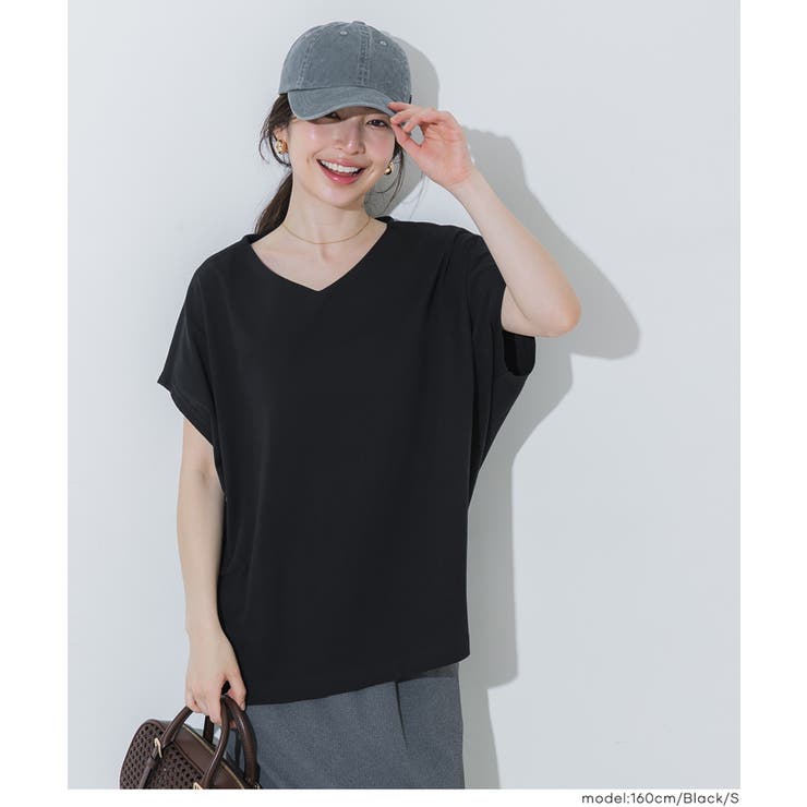 【予約開始】COTTON from the U.S. ドルマンVネックTシャツ | coca | 詳細画像17 