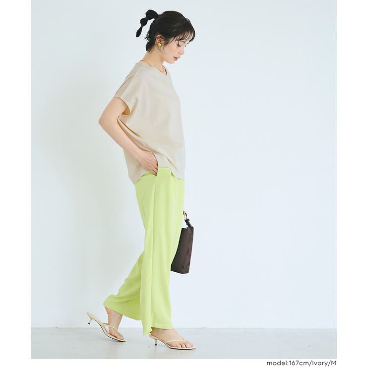 【予約開始】COTTON from the U.S. ドルマンVネックTシャツ | coca | 詳細画像9 