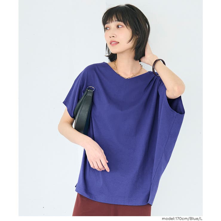 【予約開始】COTTON from the U.S. ドルマンVネックTシャツ | coca | 詳細画像10 
