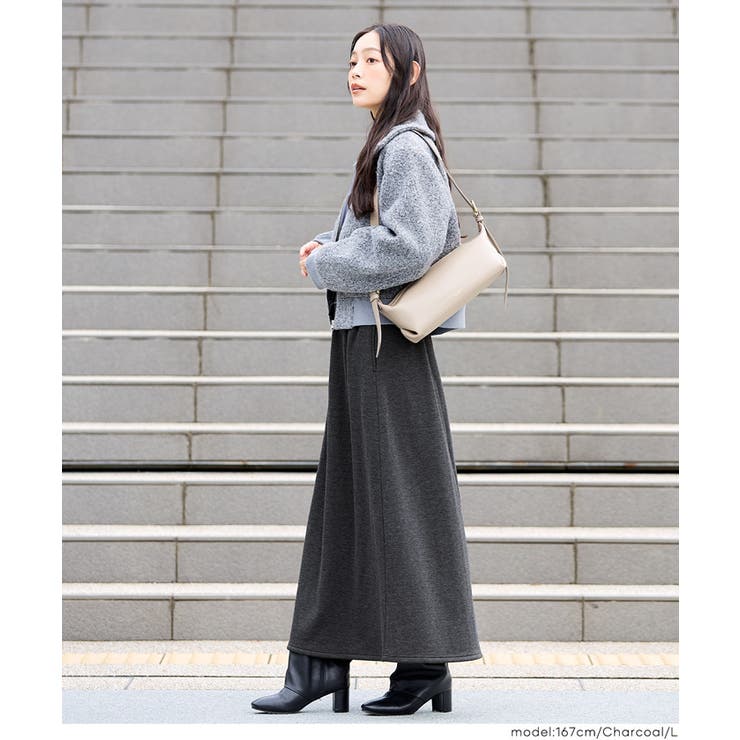 【DAILY WARM】裏シャギーフレアスカート | coca | 詳細画像8 