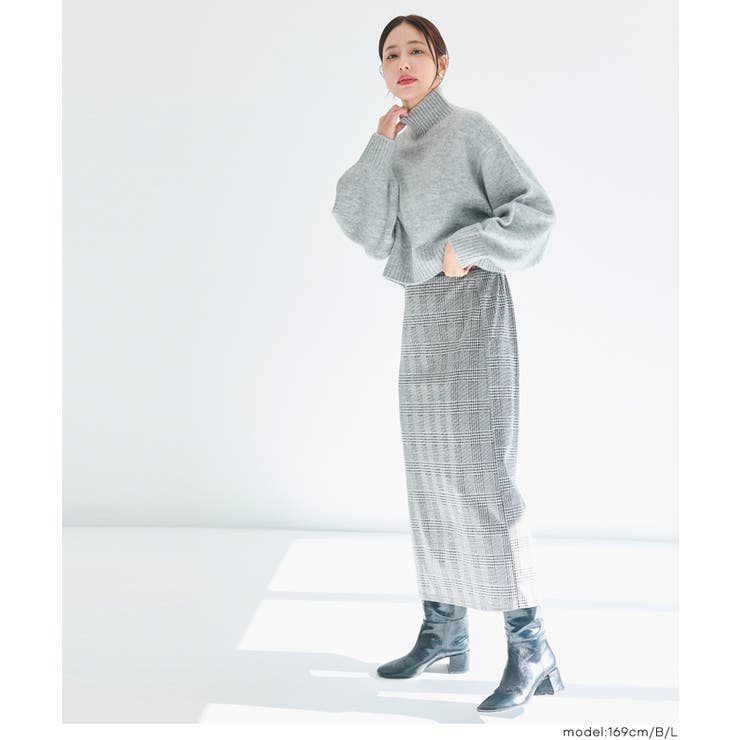 ジャカードIラインスカート | coca | 詳細画像14 