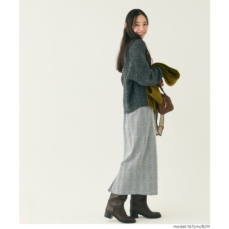 ジャカードIラインスカート | coca | 詳細画像15 