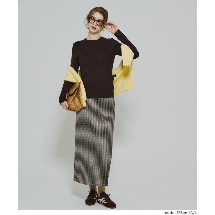 ジャカードIラインスカート | coca | 詳細画像8 