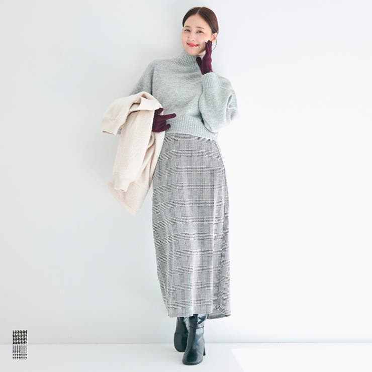 ジャカードIラインスカート | coca | 詳細画像1 