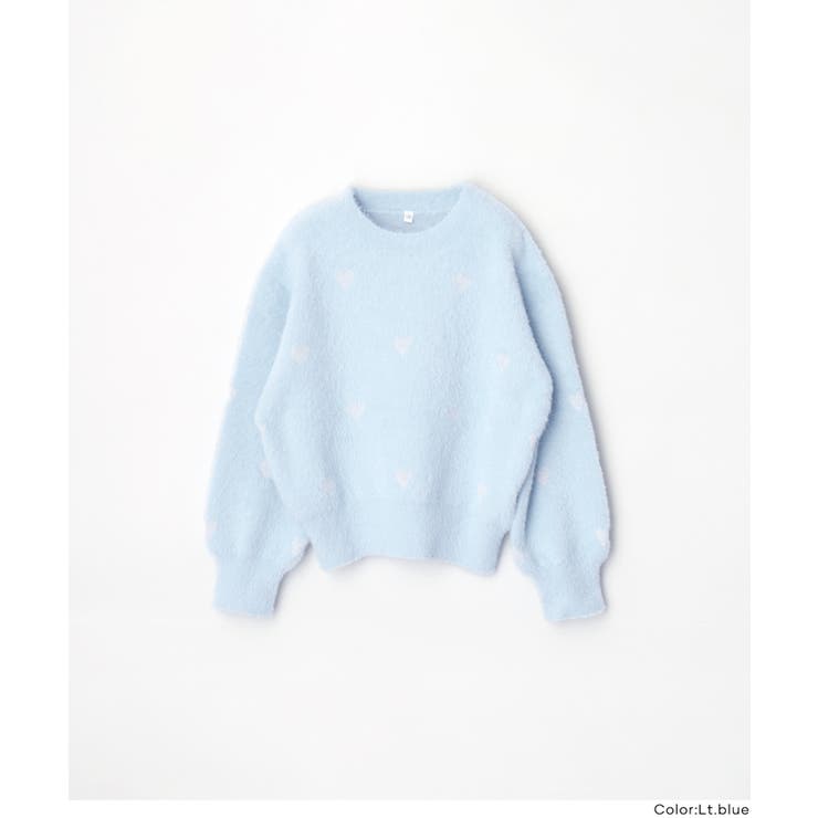 ラメハートニットプルオーバー | coca | 詳細画像3 