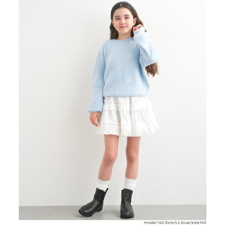 ラメハートニットプルオーバー | coca | 詳細画像4 