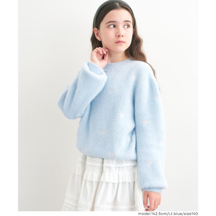 ラメハートニットプルオーバー | coca | 詳細画像7 