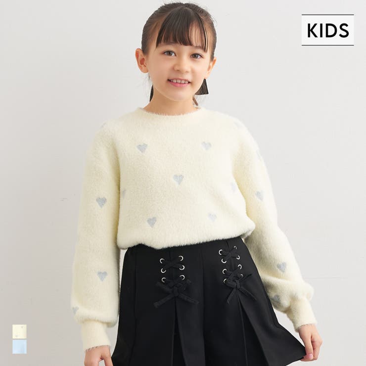 ラメハートニットプルオーバー | coca | 詳細画像1 