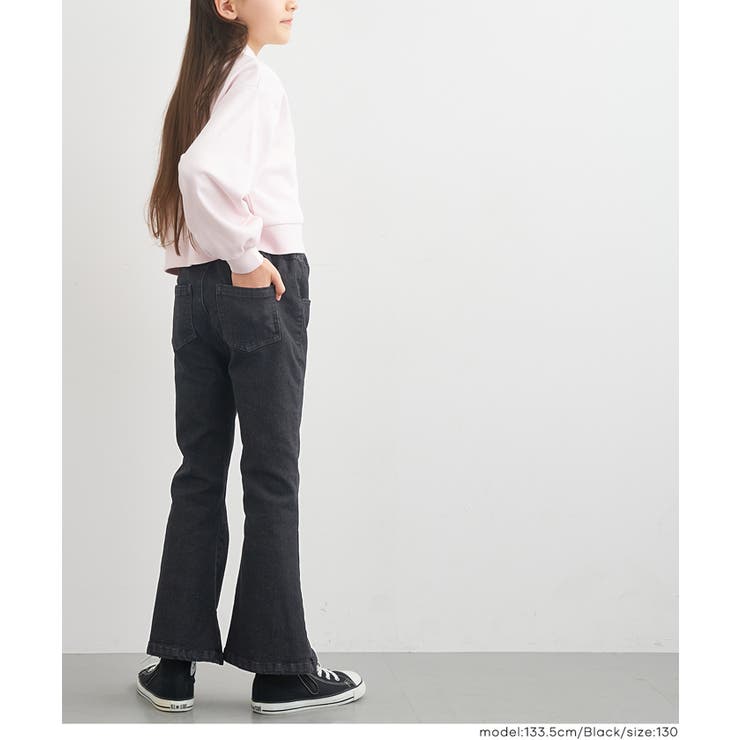 デニム刺繍フレアパンツ | coca | 詳細画像12 