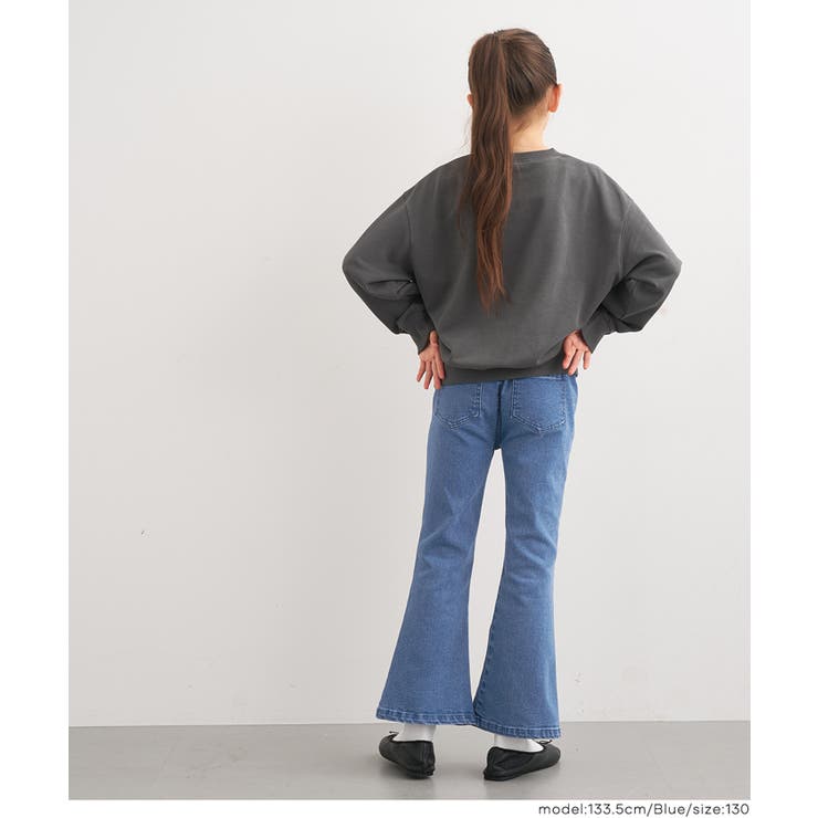 デニム刺繍フレアパンツ | coca | 詳細画像6 