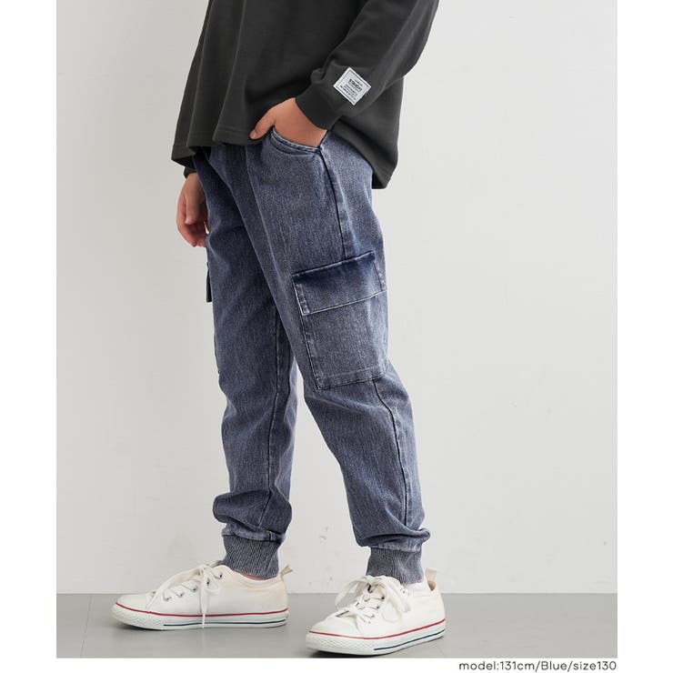 カットデニムジョガーパンツ | coca | 詳細画像3 