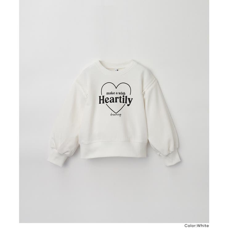 ジップ肩あきスウェットトップス | coca | 詳細画像13 