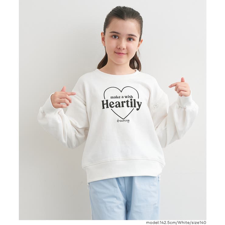 ［White］ | ジップ肩あきスウェットトップス | coca