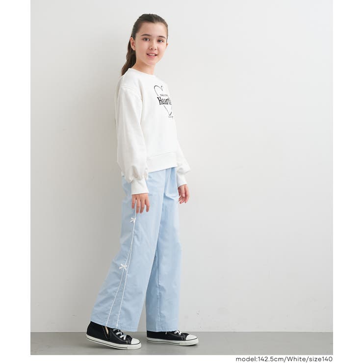 ジップ肩あきスウェットトップス | coca | 詳細画像2 