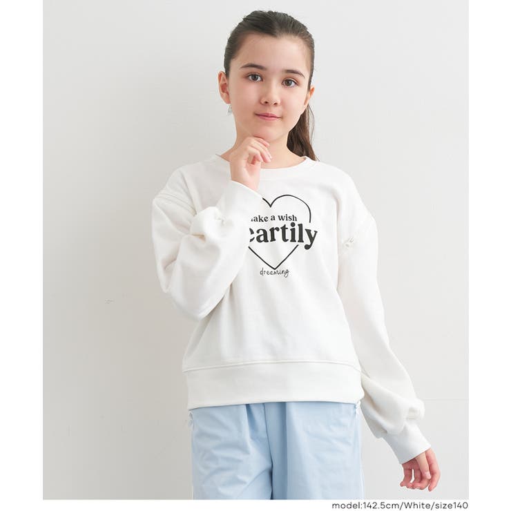 ジップ肩あきスウェットトップス | coca | 詳細画像5 