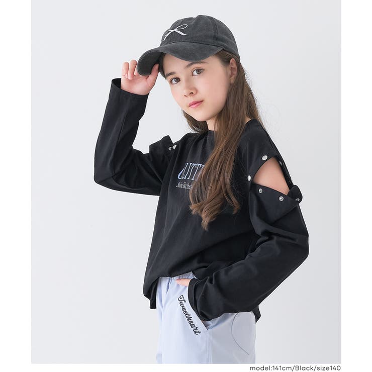 肩ボタンあき長袖Tシャツ キッズ | coca | 詳細画像11 