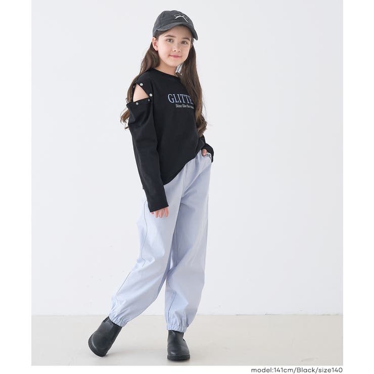 肩ボタンあき長袖Tシャツ キッズ | coca | 詳細画像10 