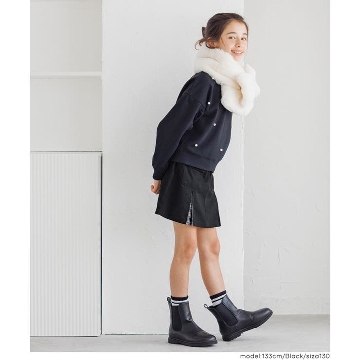 裾チェックスカート | coca | 詳細画像8 