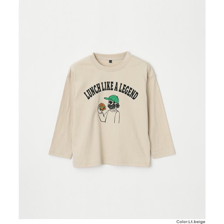 イラスト長袖Tシャツ キッズ | coca | 詳細画像15 