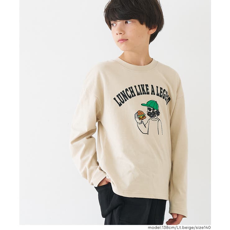 イラスト長袖Tシャツ キッズ | coca | 詳細画像6 