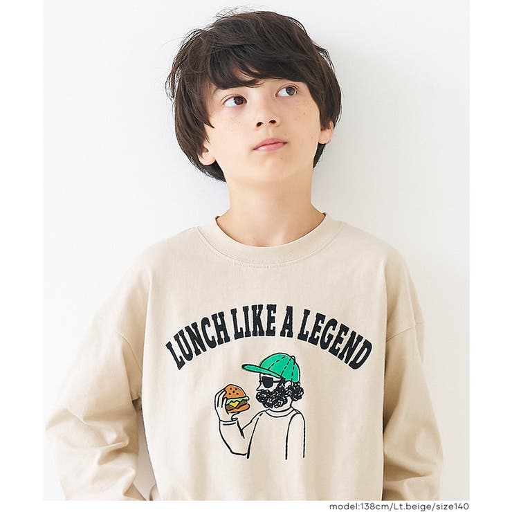 イラスト長袖Tシャツ キッズ | coca | 詳細画像7 