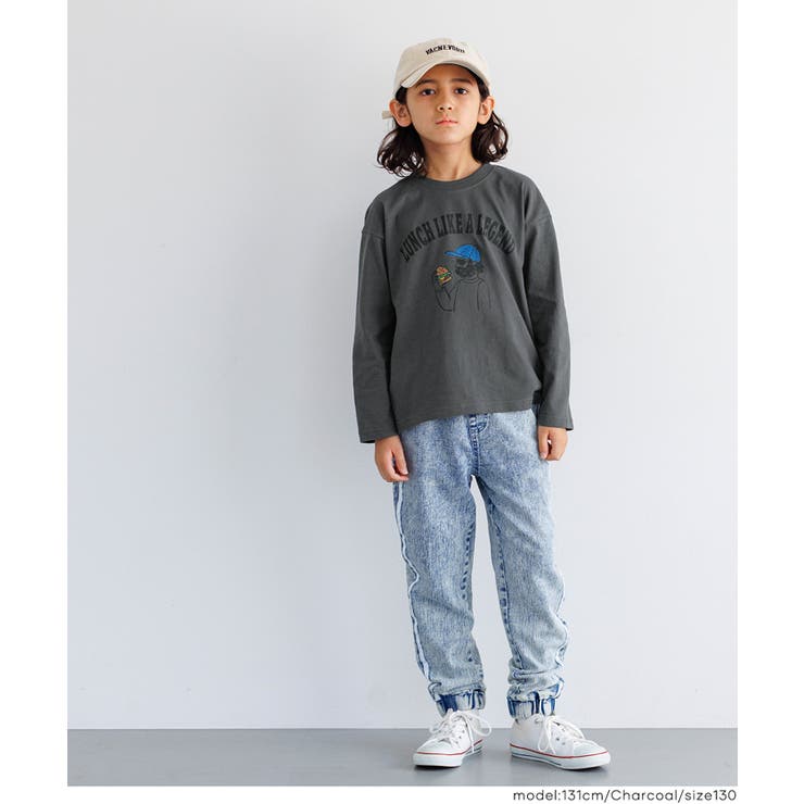イラスト長袖Tシャツ キッズ | coca | 詳細画像10 
