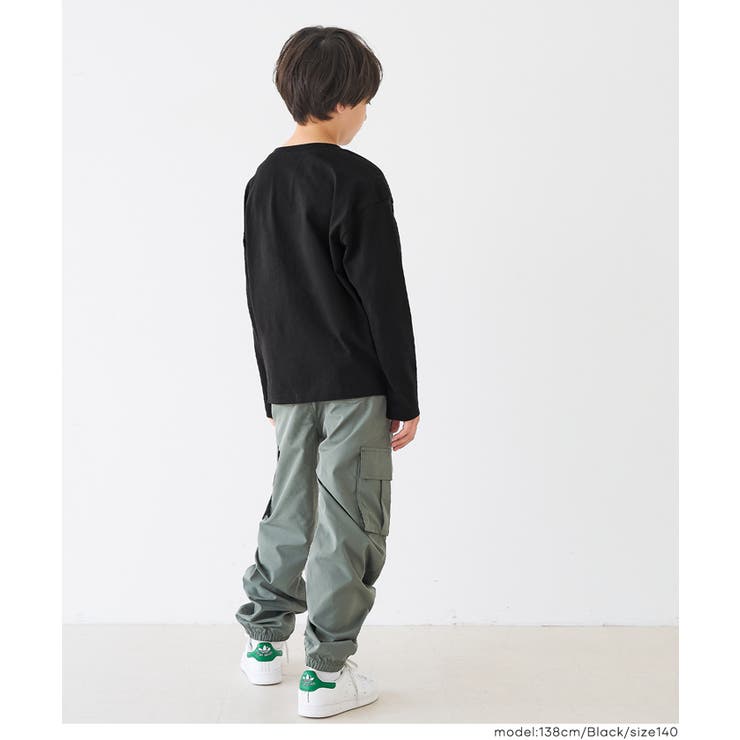 ゴースト刺繍長袖Tシャツ キッズ | coca | 詳細画像10 