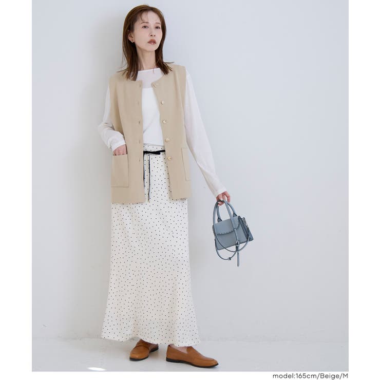 金ボタンニットベスト | coca | 詳細画像18 