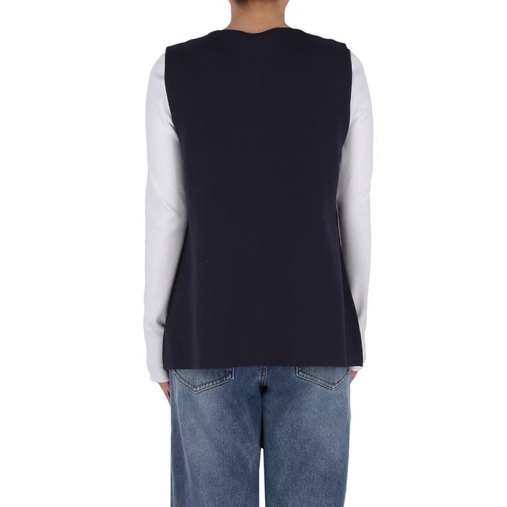 金ボタンニットベスト | coca | 詳細画像6 